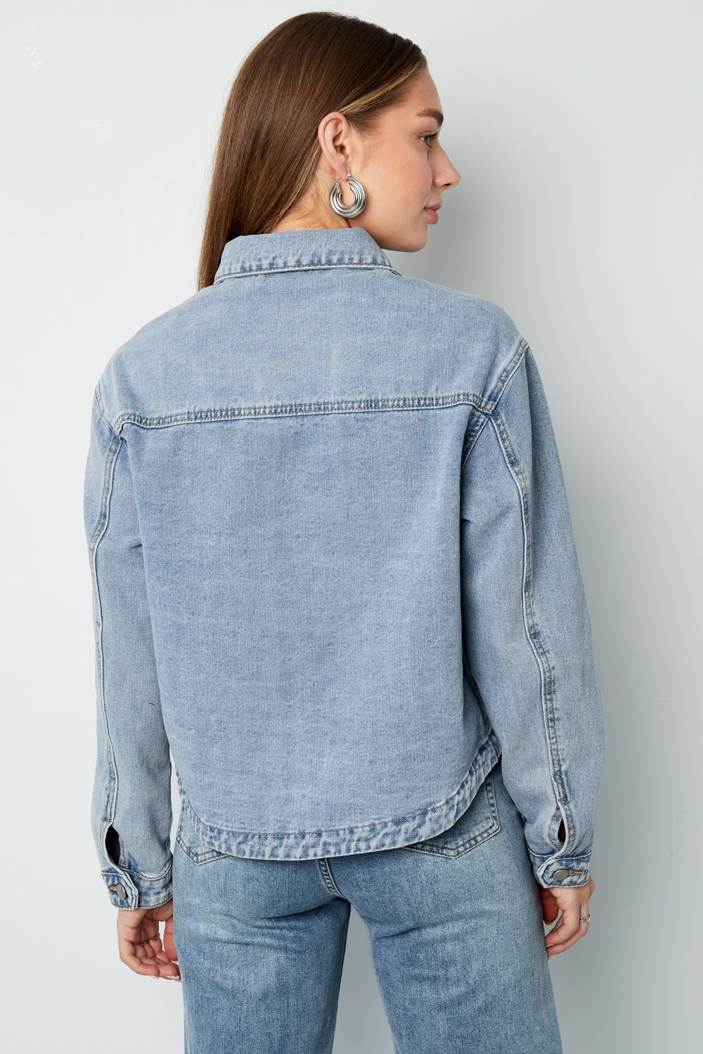 Gimme denim blouse h5Picture5